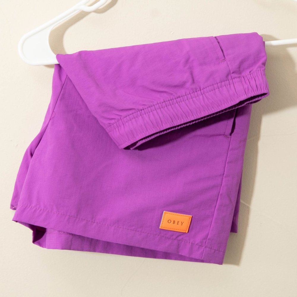 Obey Pink Shorts/Swim Trunks (Medium)